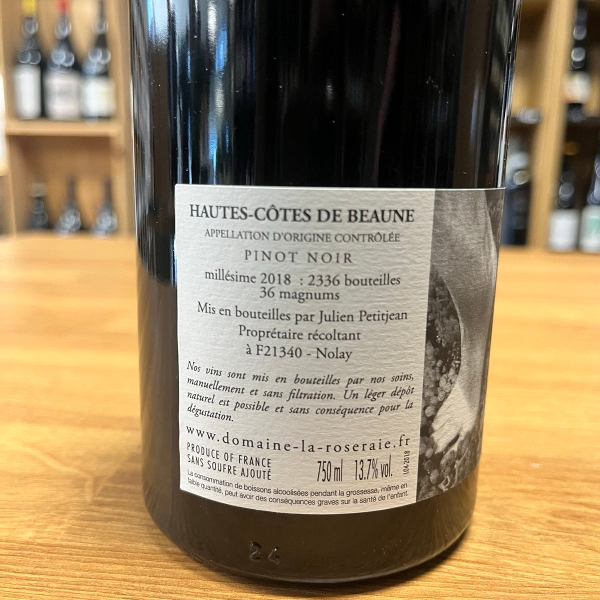 Bouteille Vin rouge Gymnopodie 2018, AOC Bourgogne — nature