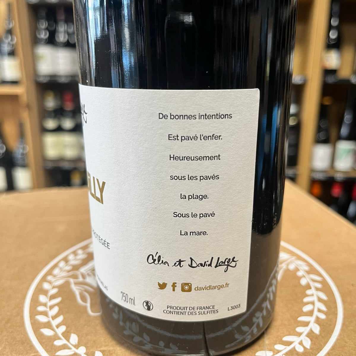 Bouteille Vin Côte de Brouilly Le Pavé 2022, Beaujolais