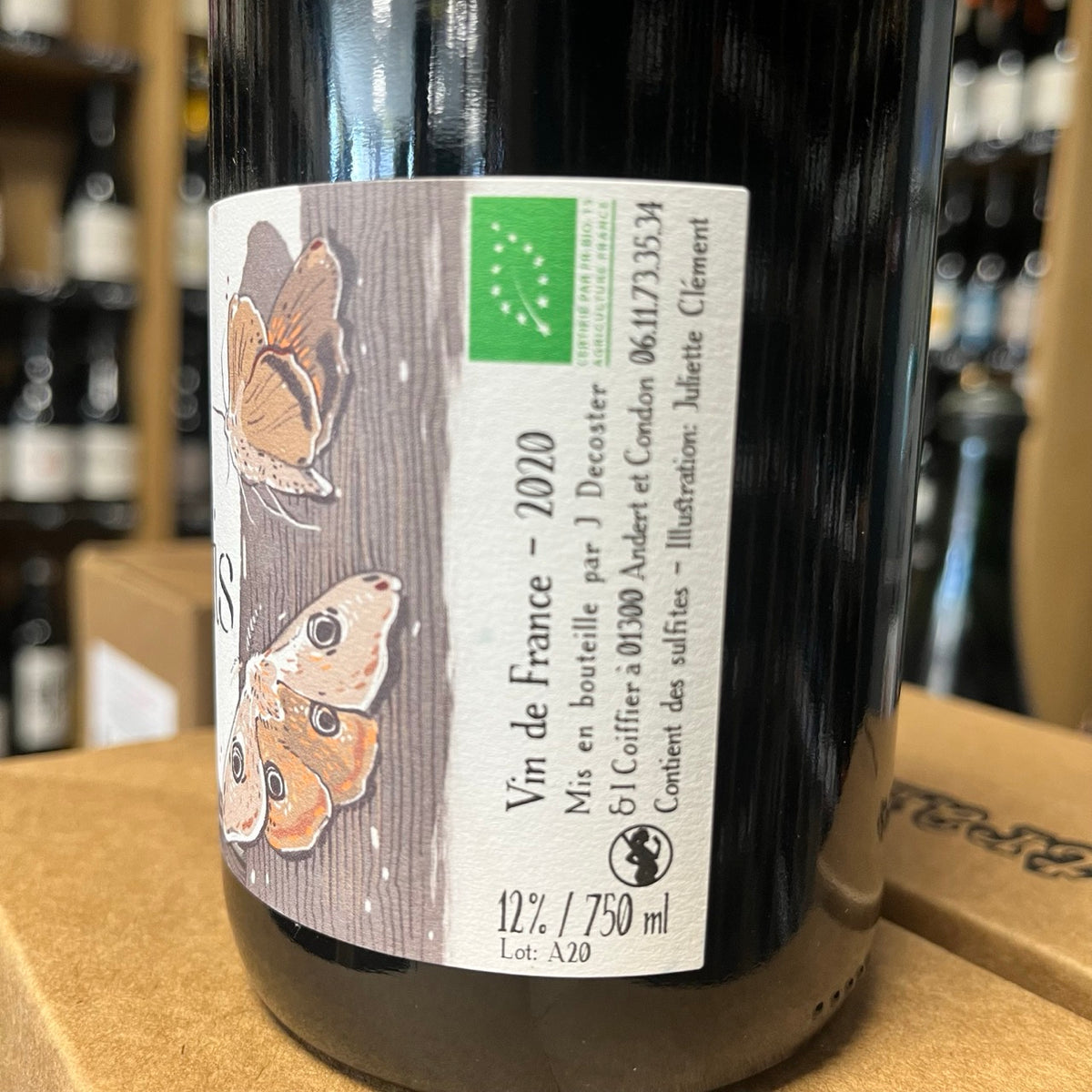 Bouteille Vin Les Cortis (J. Decoster) 2020
