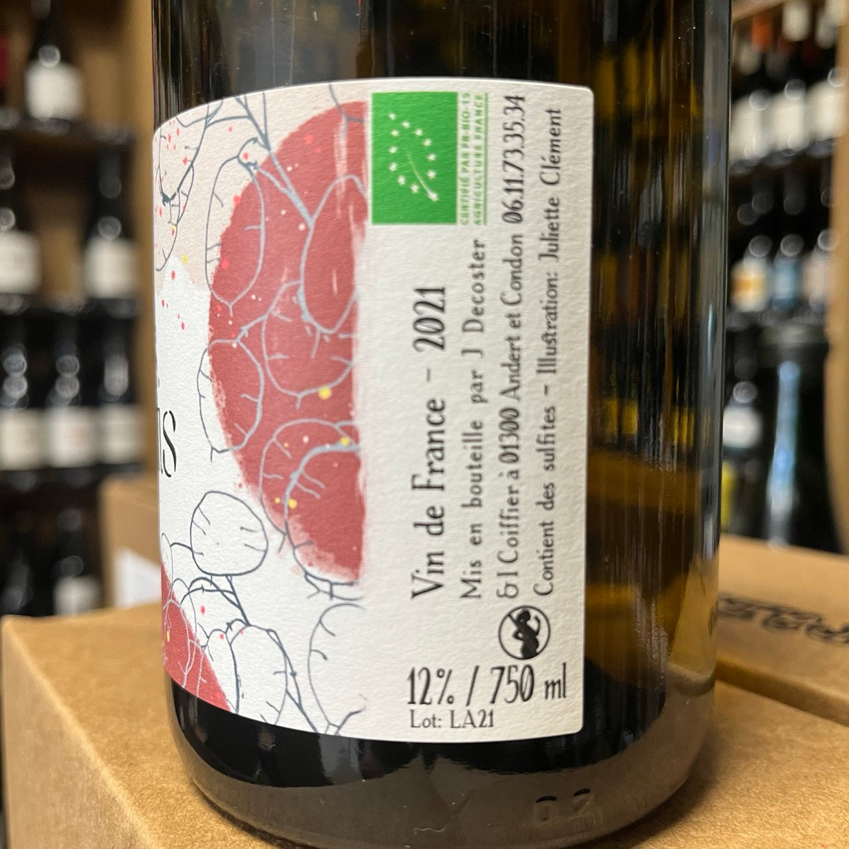Bouteille Vin Les Cortis (J. Decoster) 2021