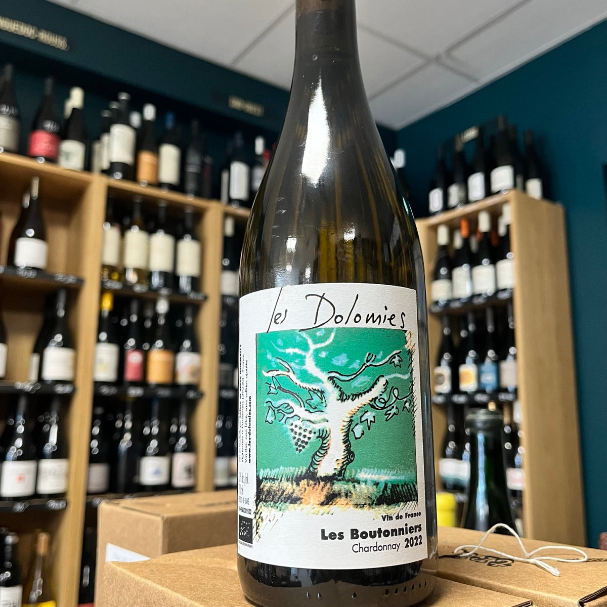 Bouteille Vin Les Boutonniers Chardonnay VDF 2022, Jura