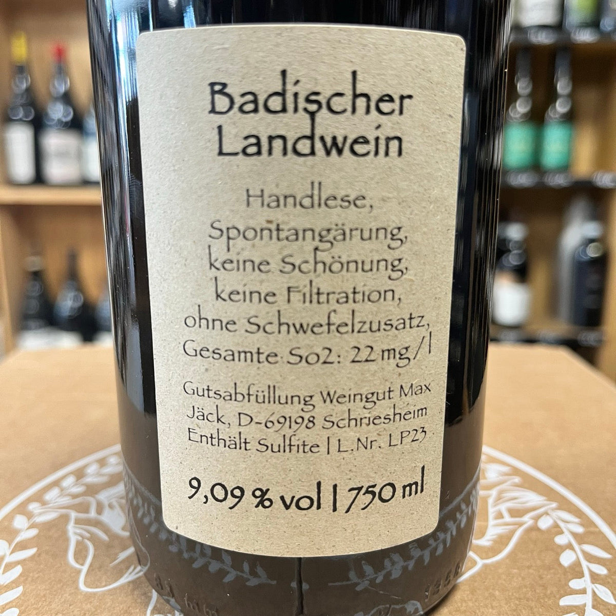 Bouteille Vin rosé Max Jäck 2023, Allemagne — nature
