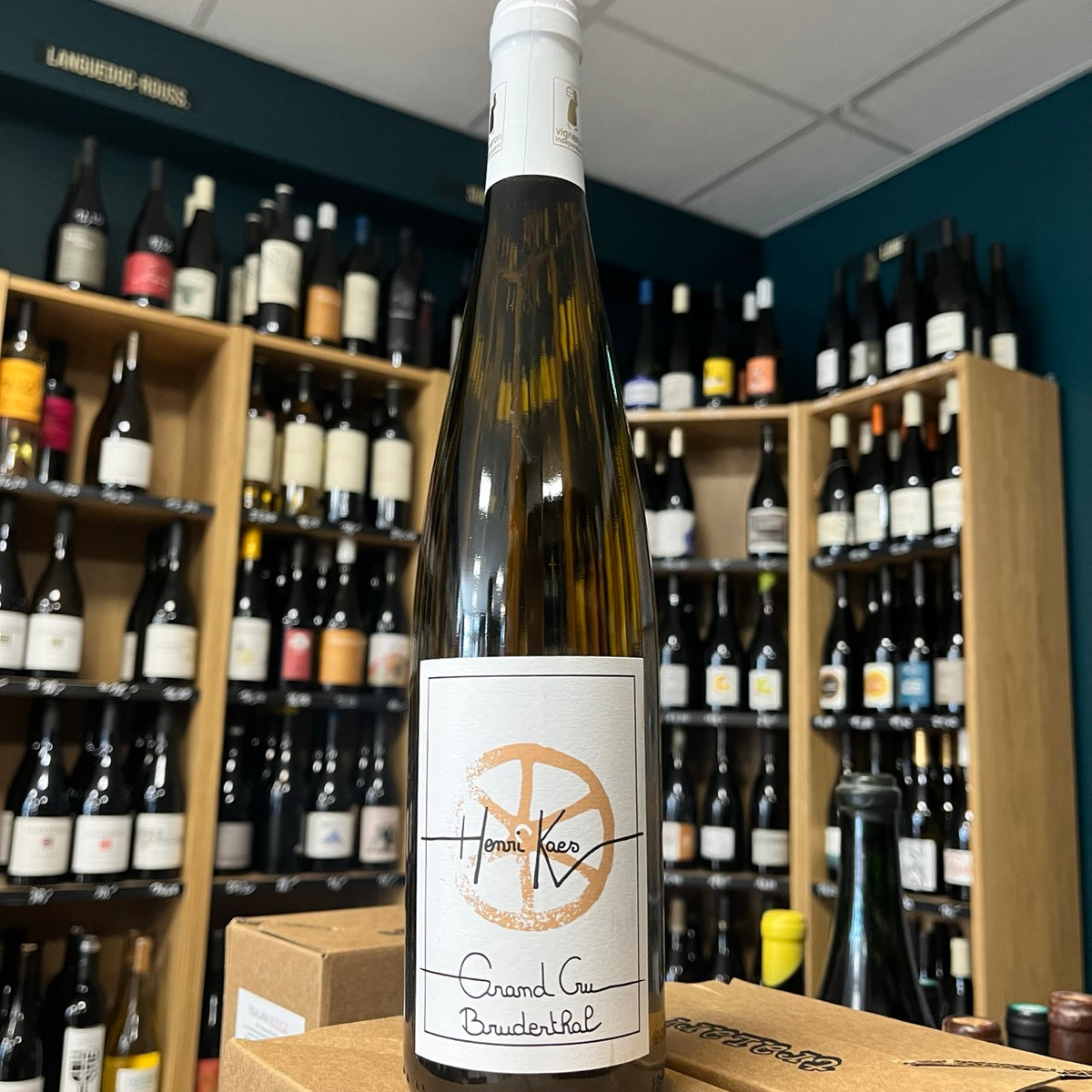 Bouteille Vin Alsace Grand Cru Bruderthal Riesling 2021, AOC Alsace