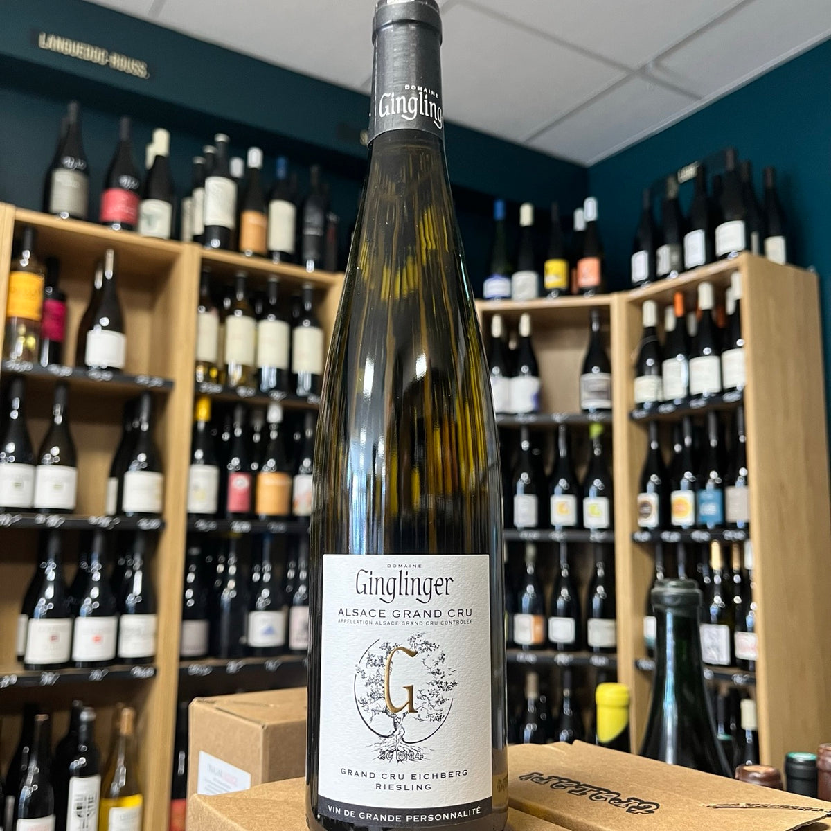 Bouteille Vin Alsace Grand Cru Eichberg Riesling 2020, AOC Alsace