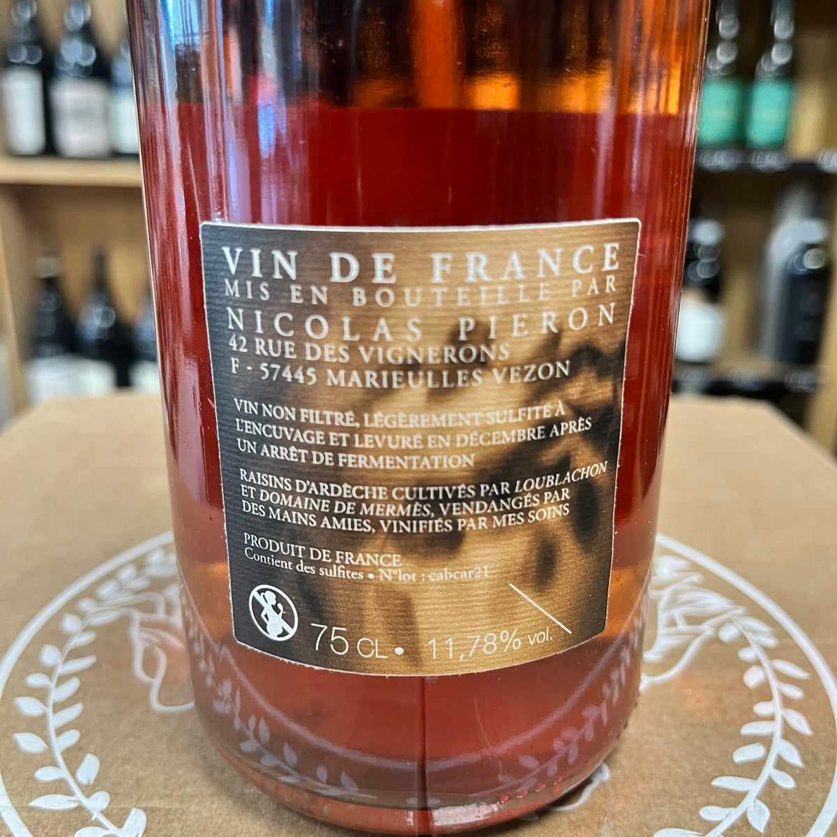 Bouteille Vin Éclair-6 2021, AOC Alsace