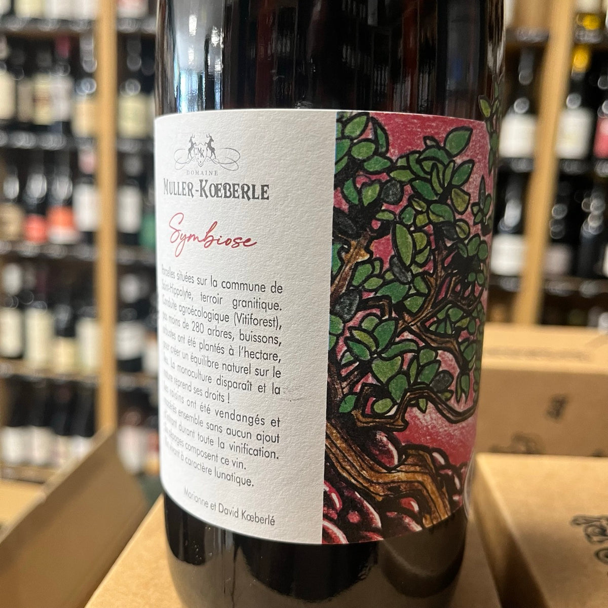 Bouteille Vin Alsace Symbiose 2022, AOC Alsace
