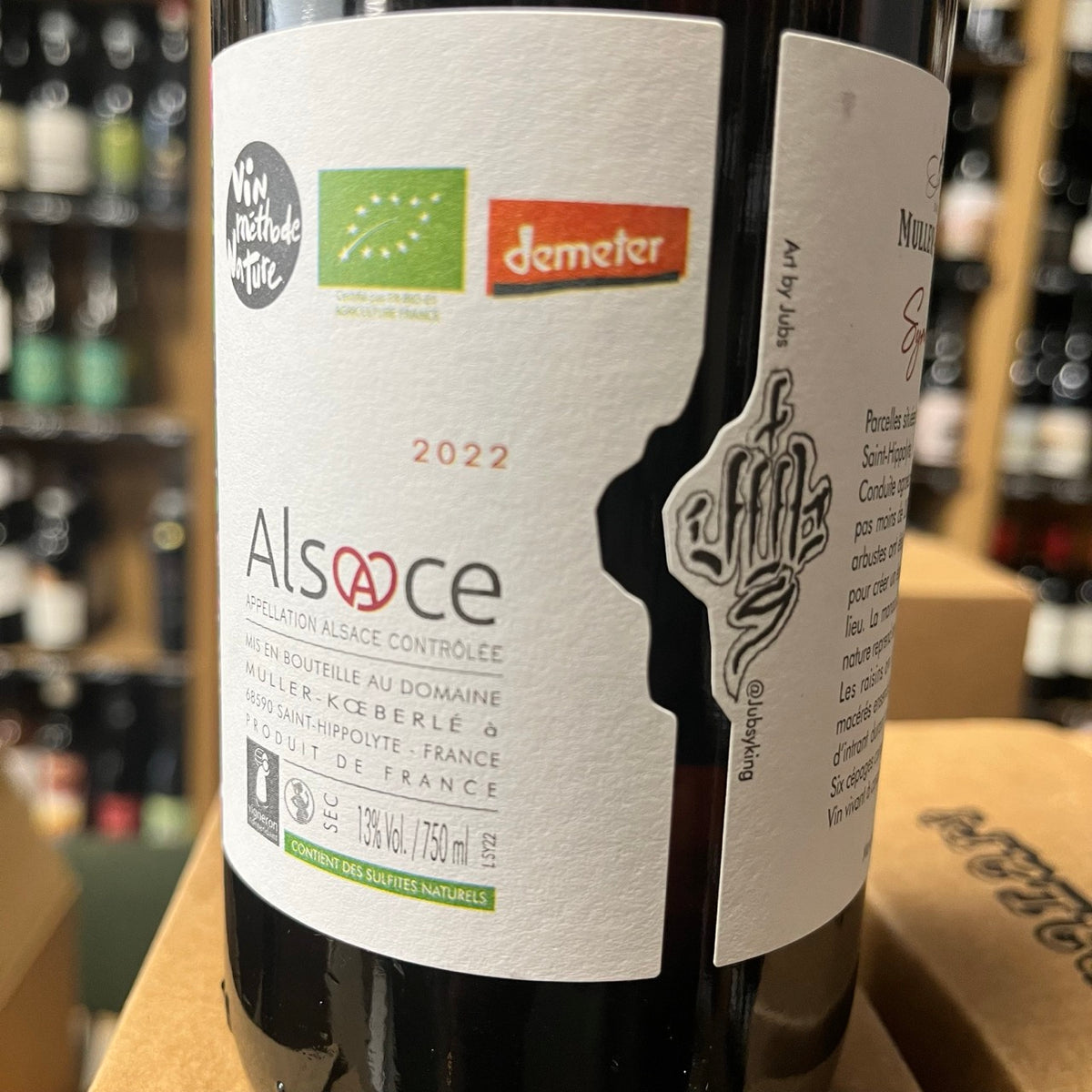 Bouteille Vin Alsace Symbiose 2022, AOC Alsace