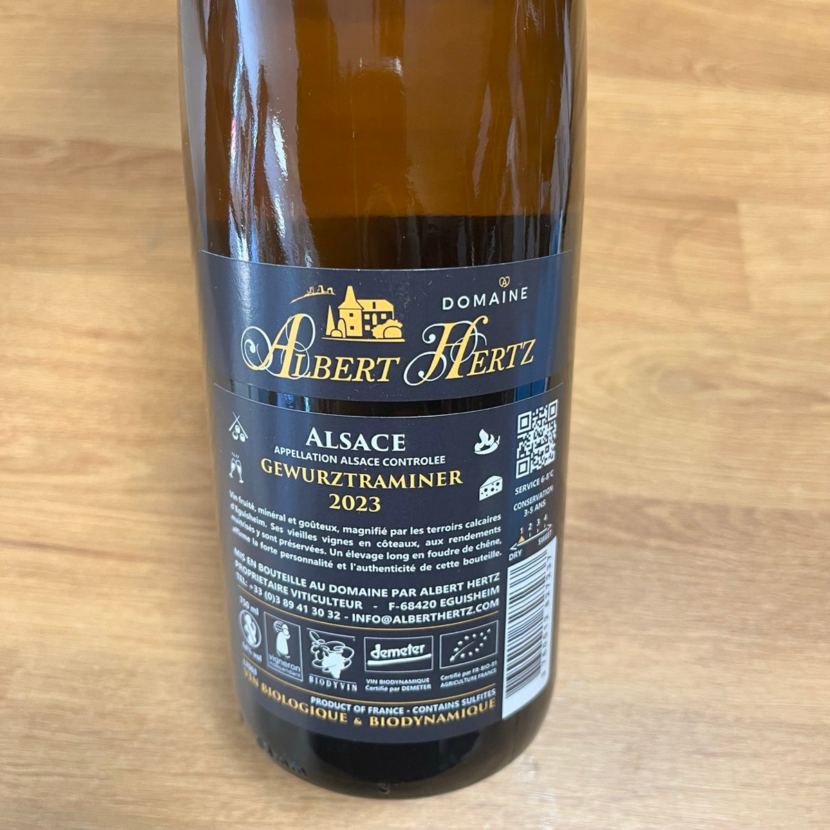 Bouteille Vin Alsace Gewurztraminer Eguisheim 2023, AOC Alsace