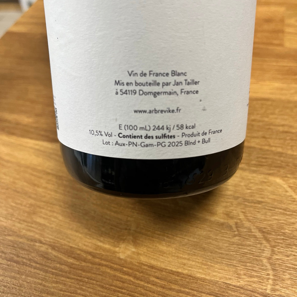 Bouteille Vin Arbre Viké (Jan Tailler) 2025, AOC Alsace