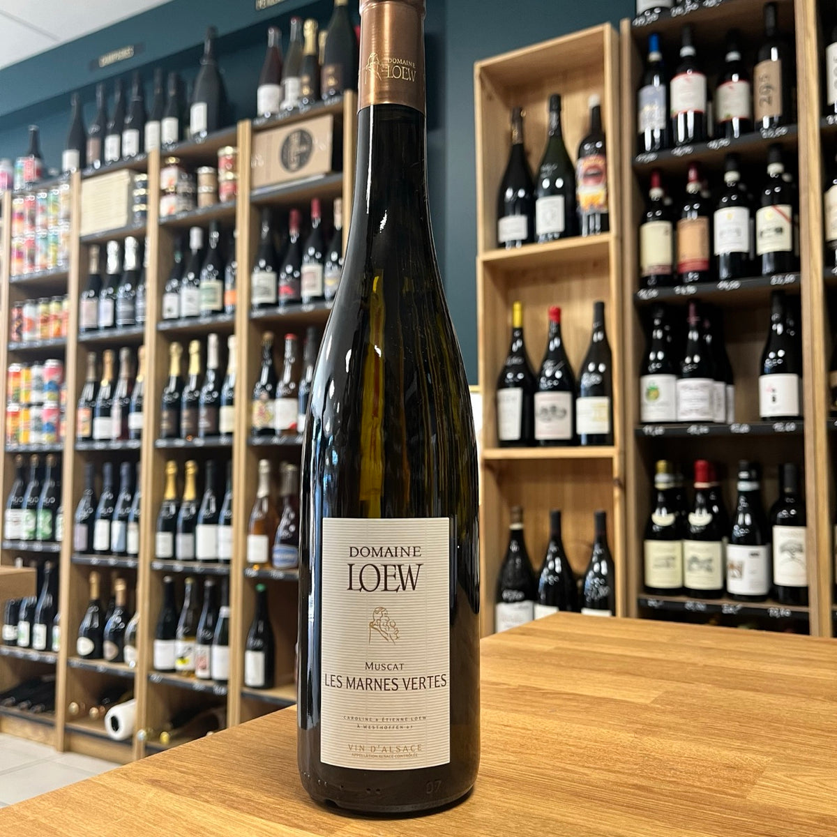 Bouteille Vin Alsace Muscat Les Marnes Vertes 2023, AOC Alsace