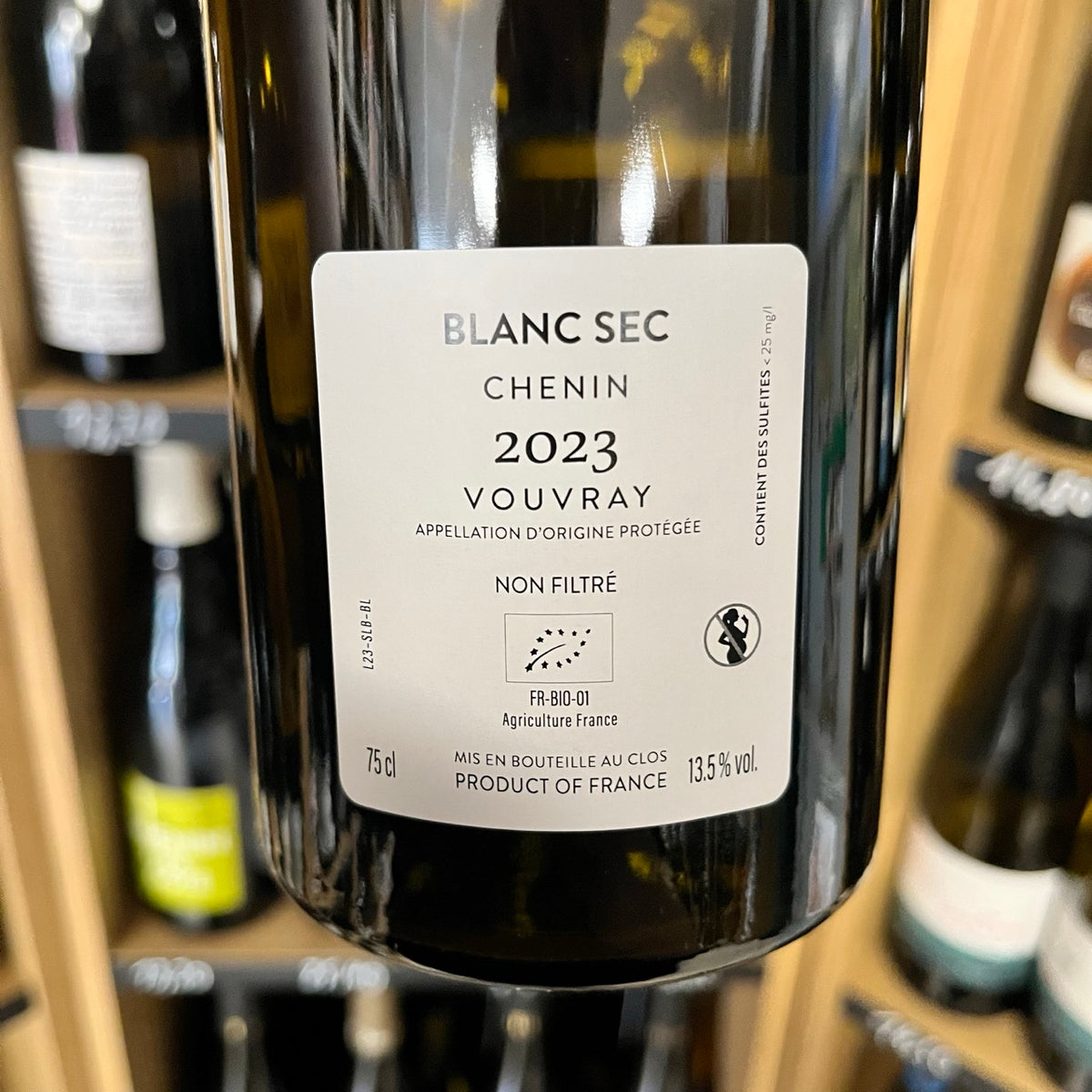 Bouteille Vin blanc Les Grandes Vallées Blanc 2023, Val de Loire