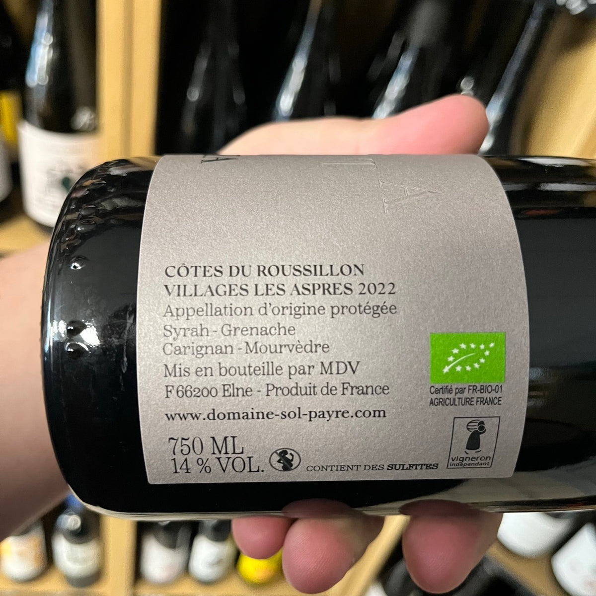 Bouteille Vin blanc L'Effet Mer 2022, Val de Loire