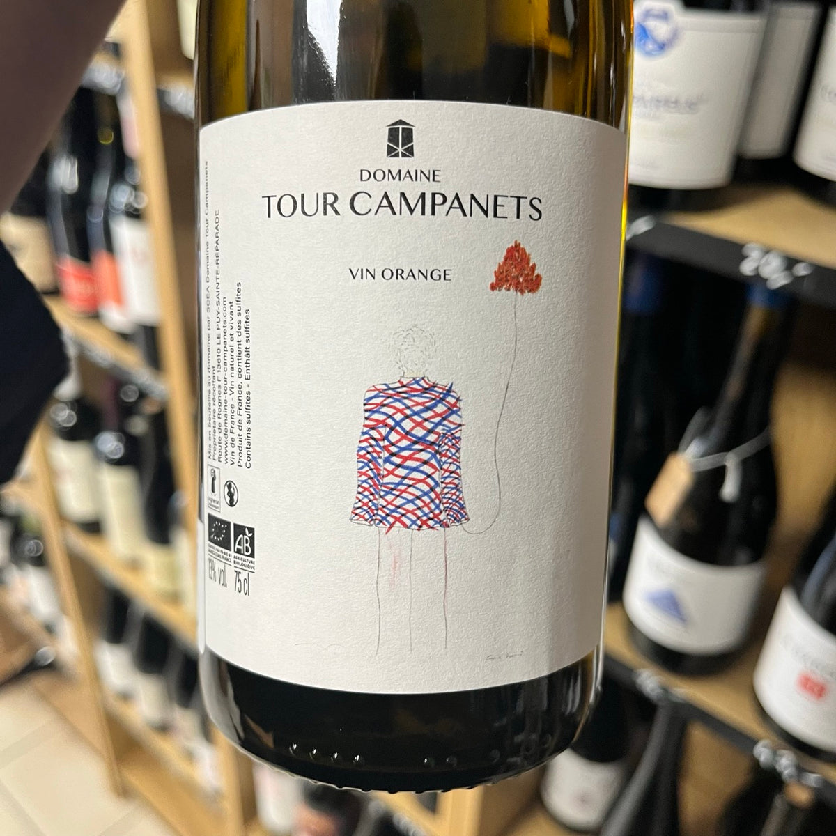 Bouteille Vin rouge Les Ricochets 2020, Languedoc — agriculture biologique