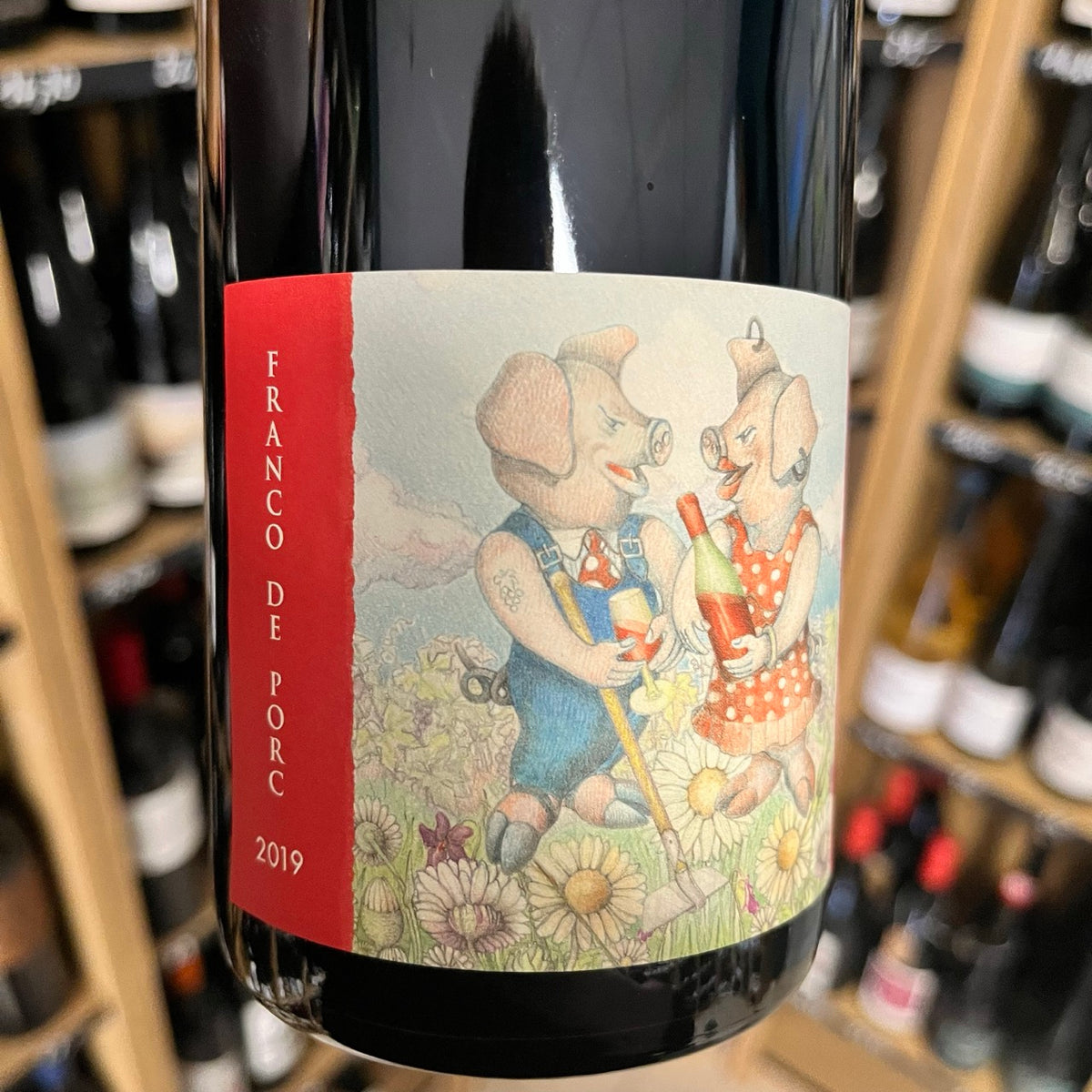 Bouteille Vin rouge schkhaveri — nature