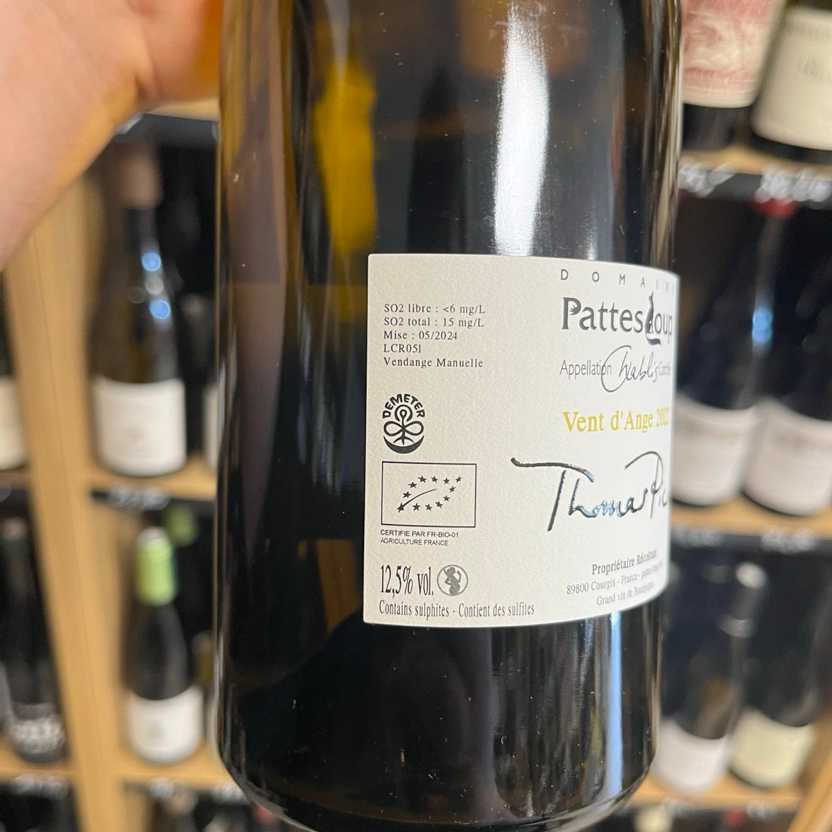 Bouteille Vin rouge Sois juste et ne Crainc Rien 2022, Bordeaux
