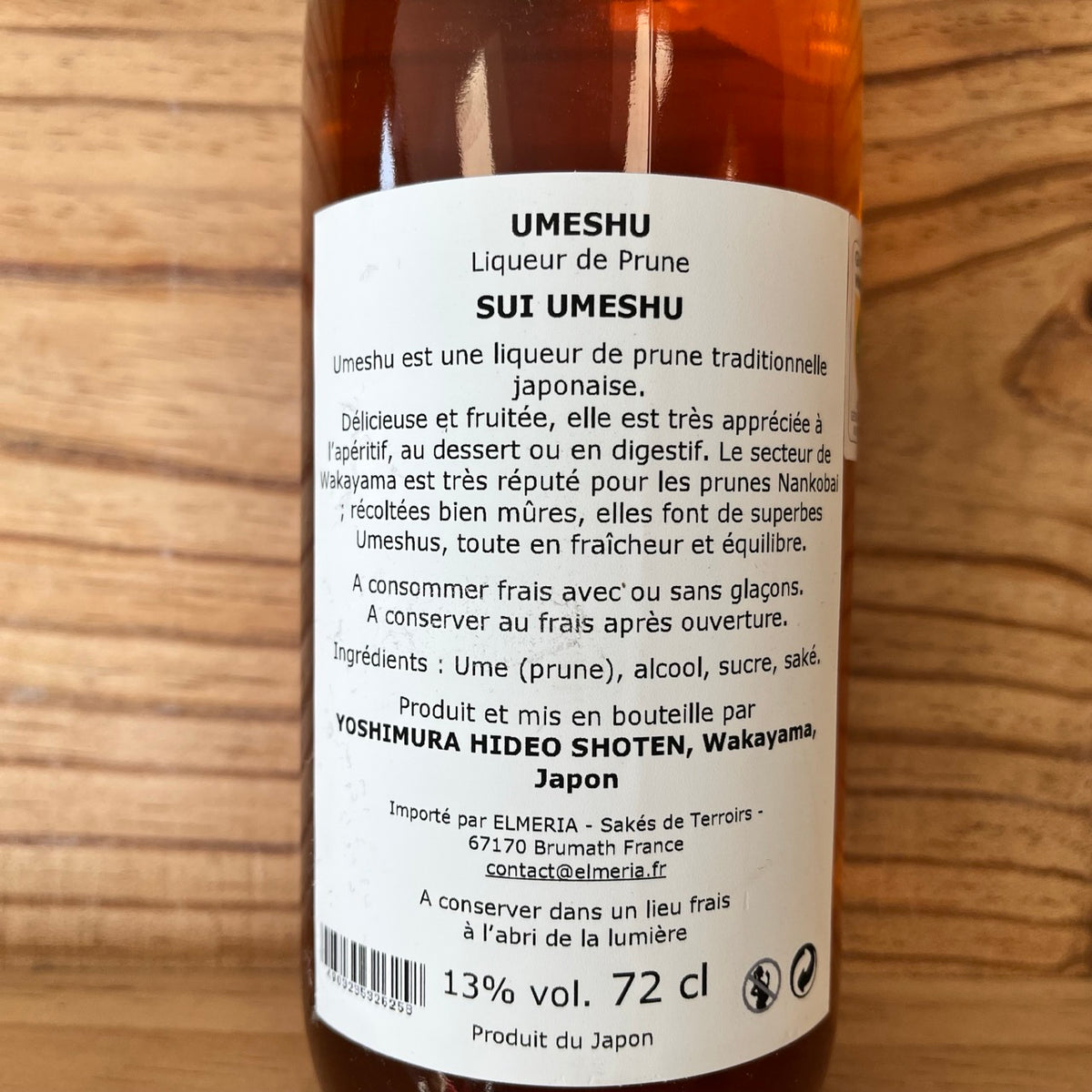 Liqueur Sui Umeshu, Japon