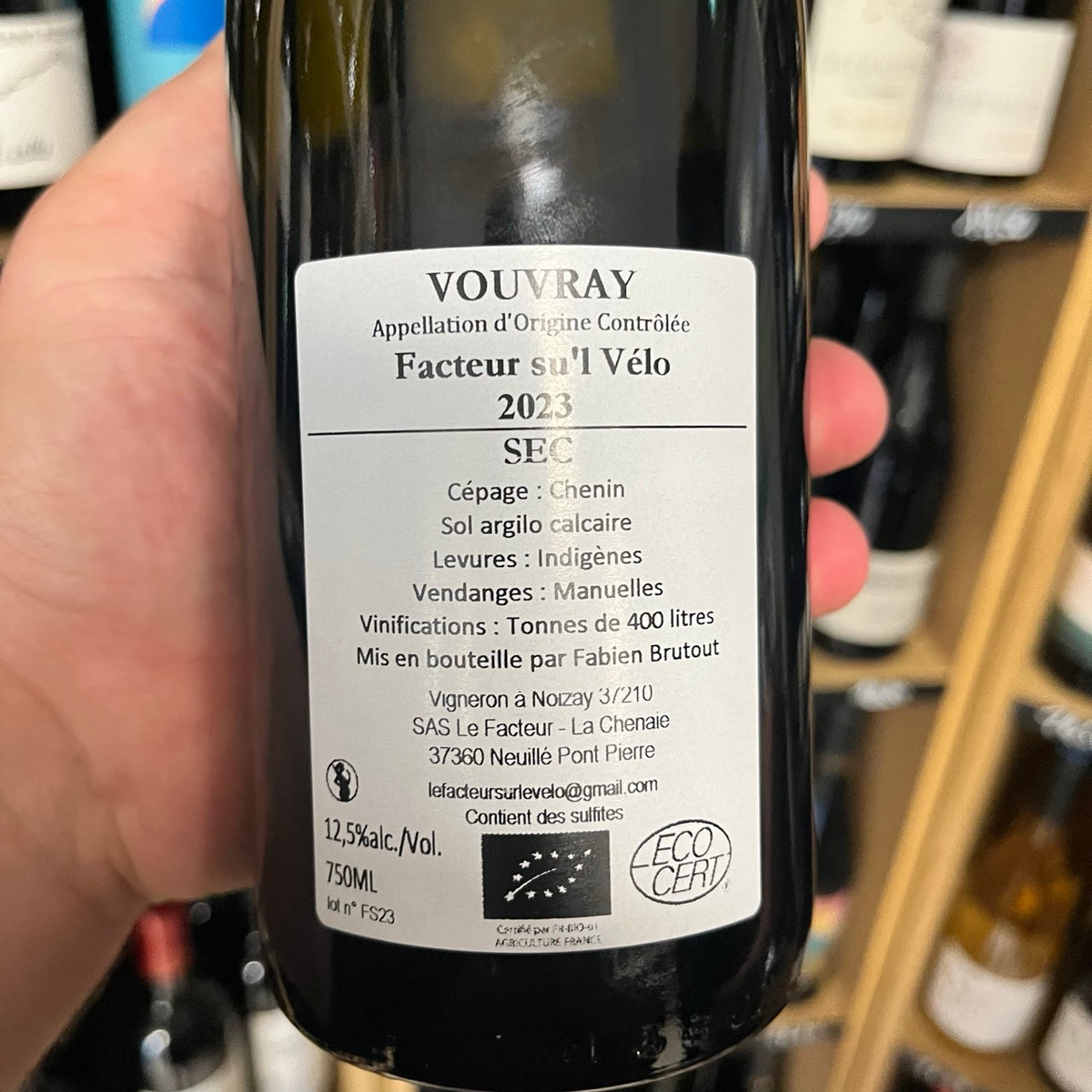 Vin Le Facteur 2023 - Domaine du Facteur, Val de Loire