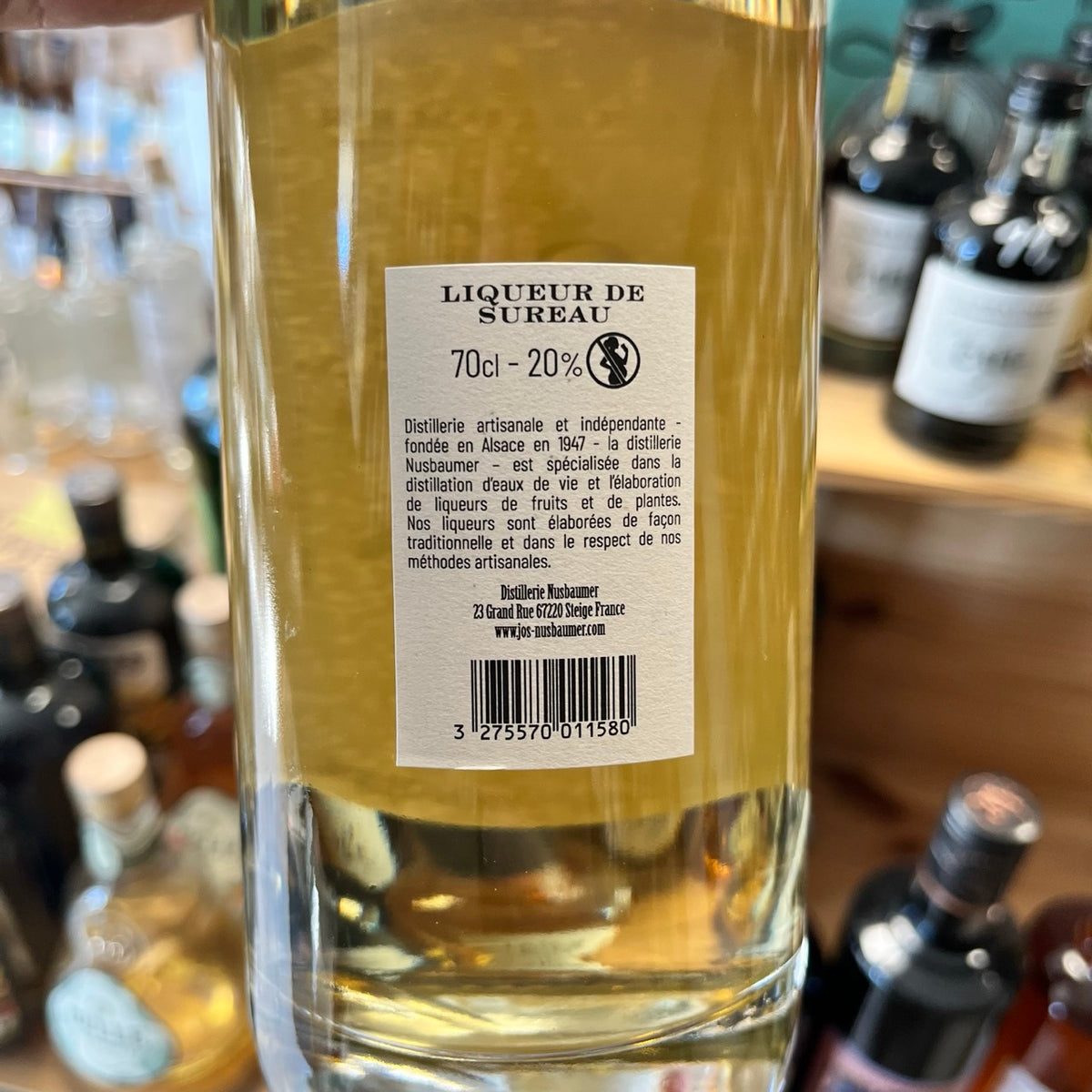 Nusbaumer Liqueur de Sureau, liqueur d'Alsace (70 cl), vue 2