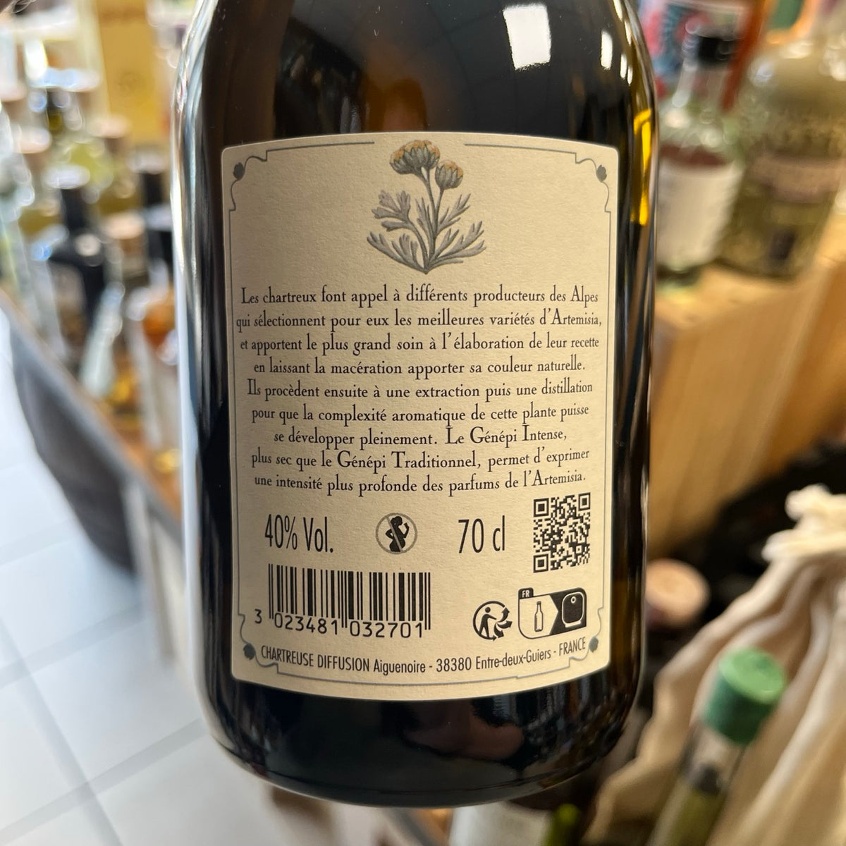 Chartreuse Le Génépi (70 cl) — Liqueur de génépi des Pères Chartreux