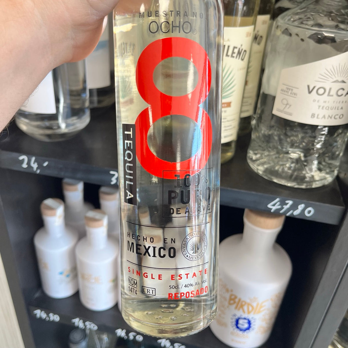 Tequila Ocho Reposado, Single Estate (50 cl)