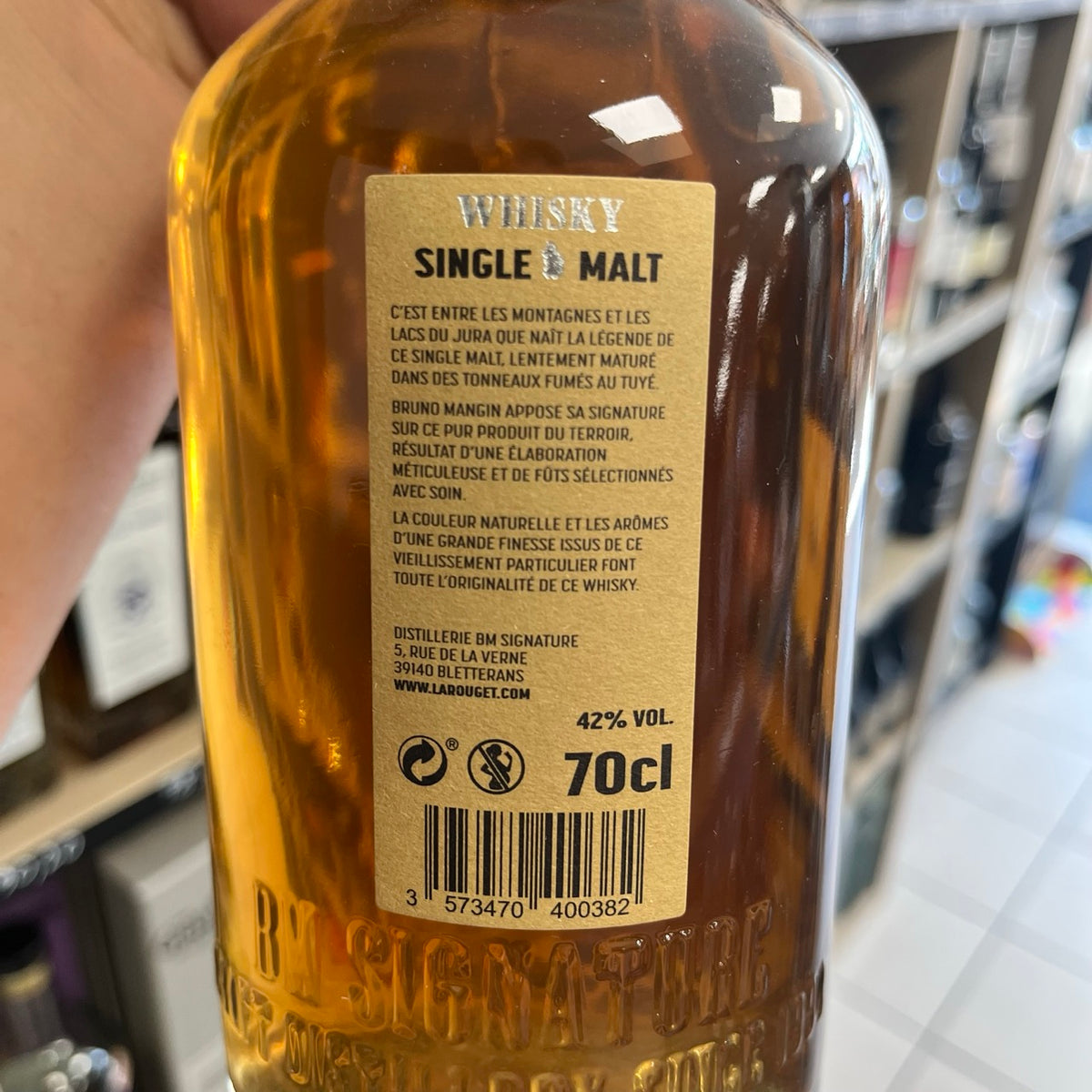 BM Signature « Fumé au Tuyé » — Single Malt Whisky Français
