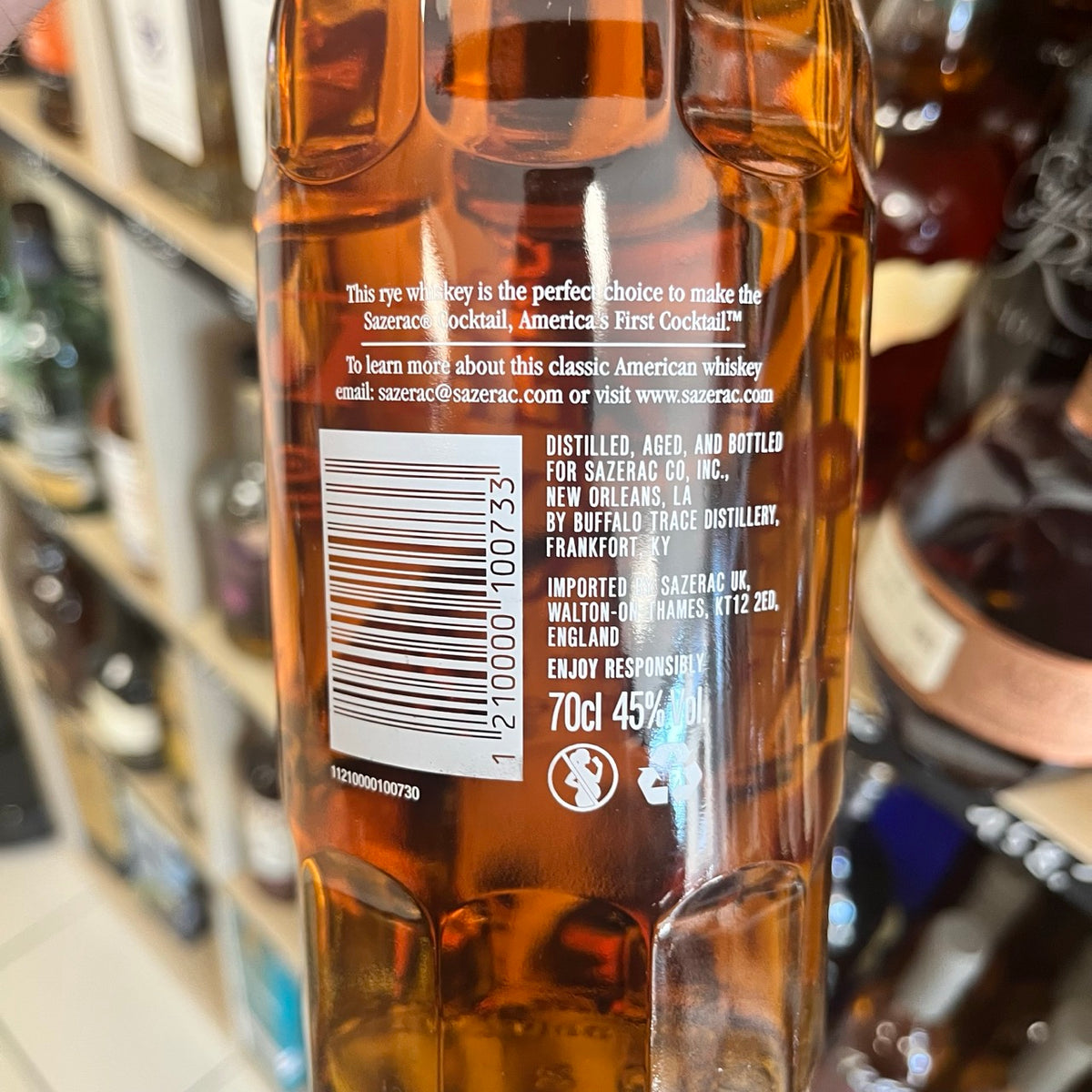 Sazerac Rye — Straight Rye Whiskey