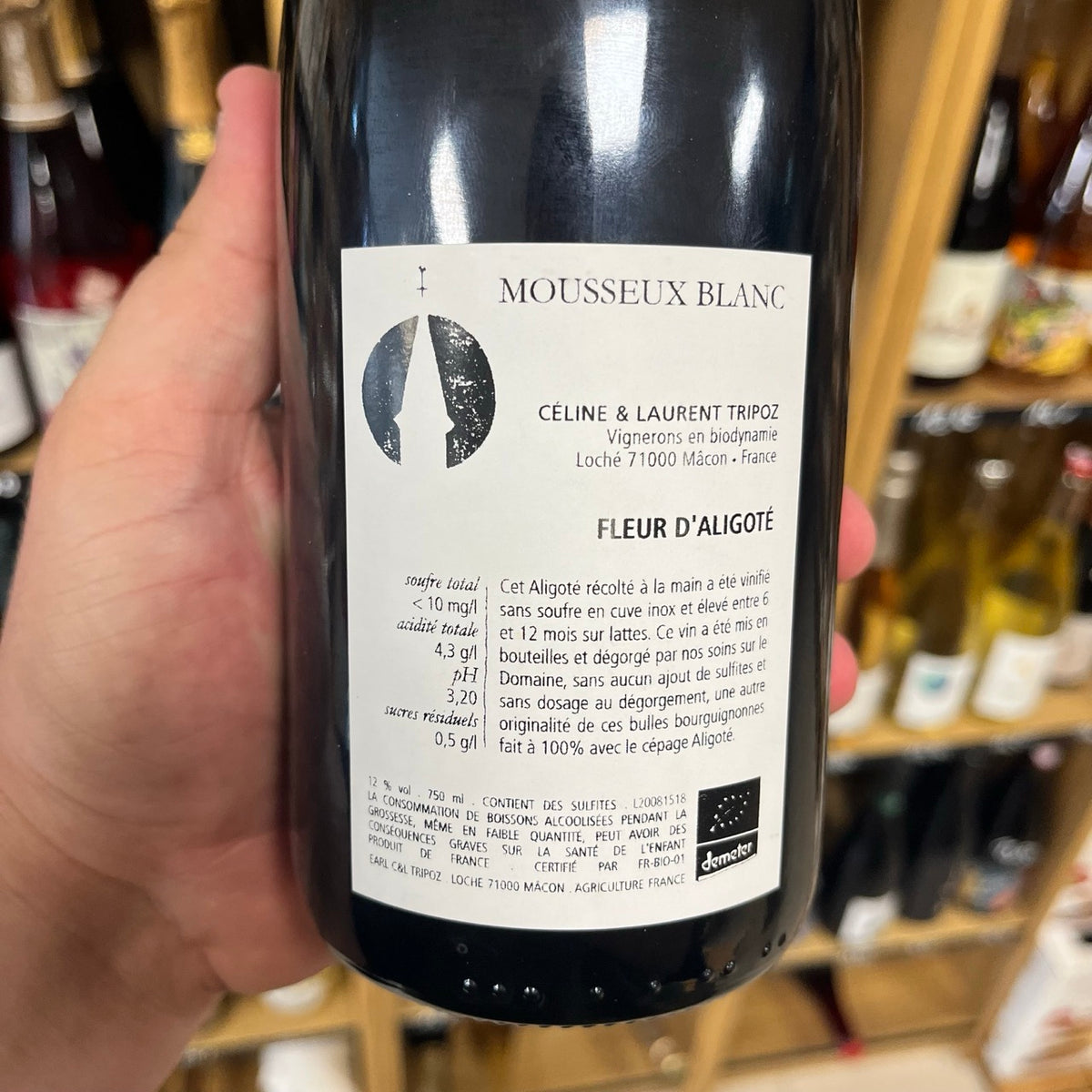 Vin effervescent Fleur d'Aligoté - Domaine Tripoz