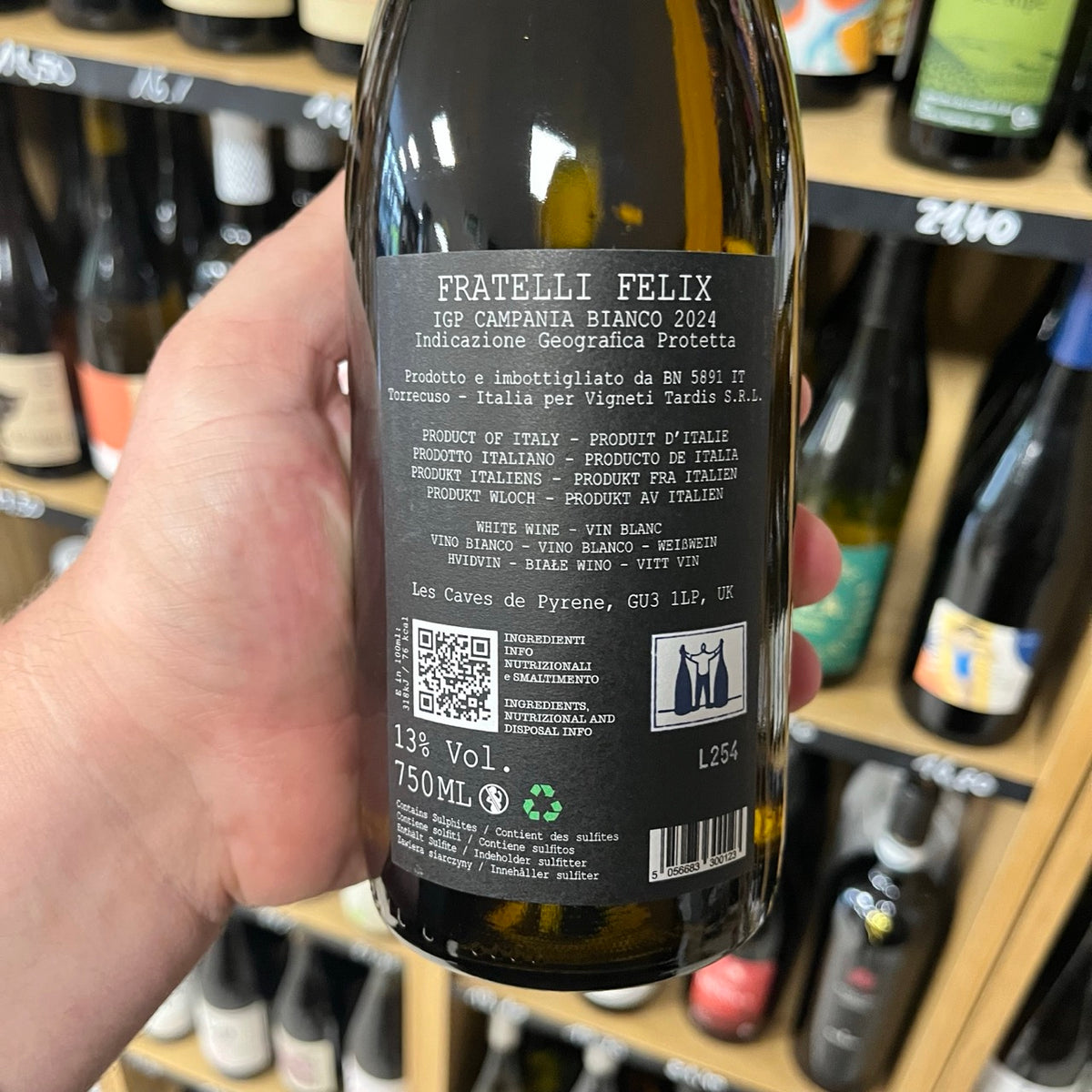 Vin blanc Fratelli Felix 2024 - Vigneti Tardis
