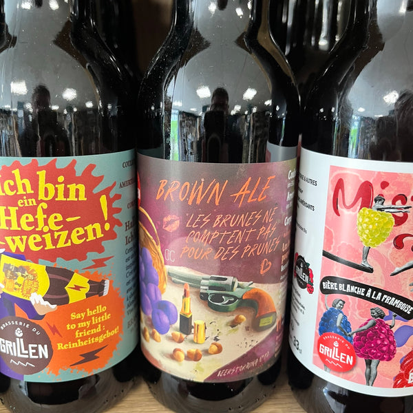 Les Brunes ne Comptent pas pour des Prunes 33cl — Brasserie du Grillen