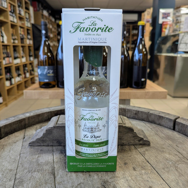 La Favorite La Digue 2020, rhum blanc parcellaire de Martinique