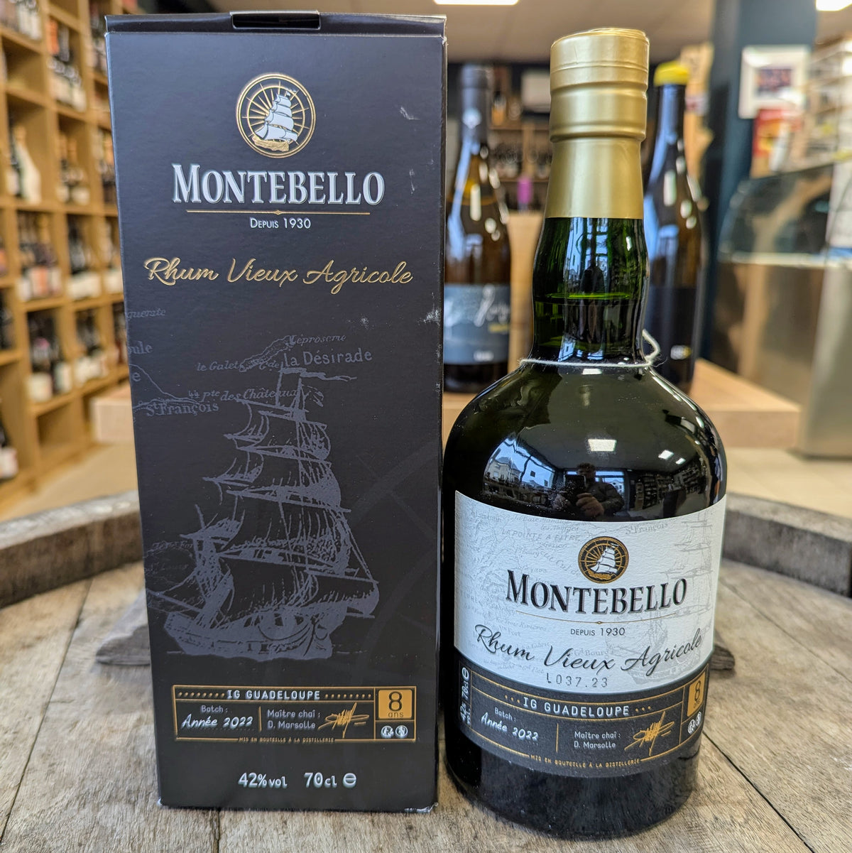 Montebello 8 ans, rhum vieux agricole de Guadeloupe