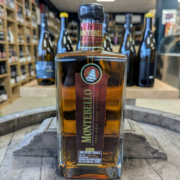 Montebello 10 ans 2010 Batch 2, rhum agricole brut de fût de Guadeloupe