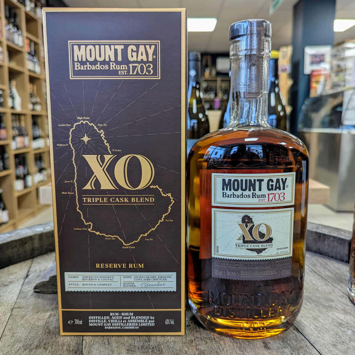 Mount Gay XO Triple Cask Blend, rhum vieux de la Barbade