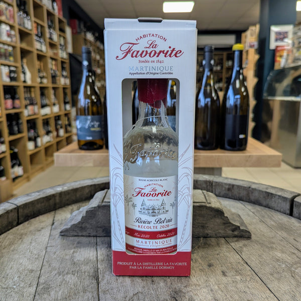 La Favorite Rivière Bel'air 2020, rhum blanc parcellaire de Martinique