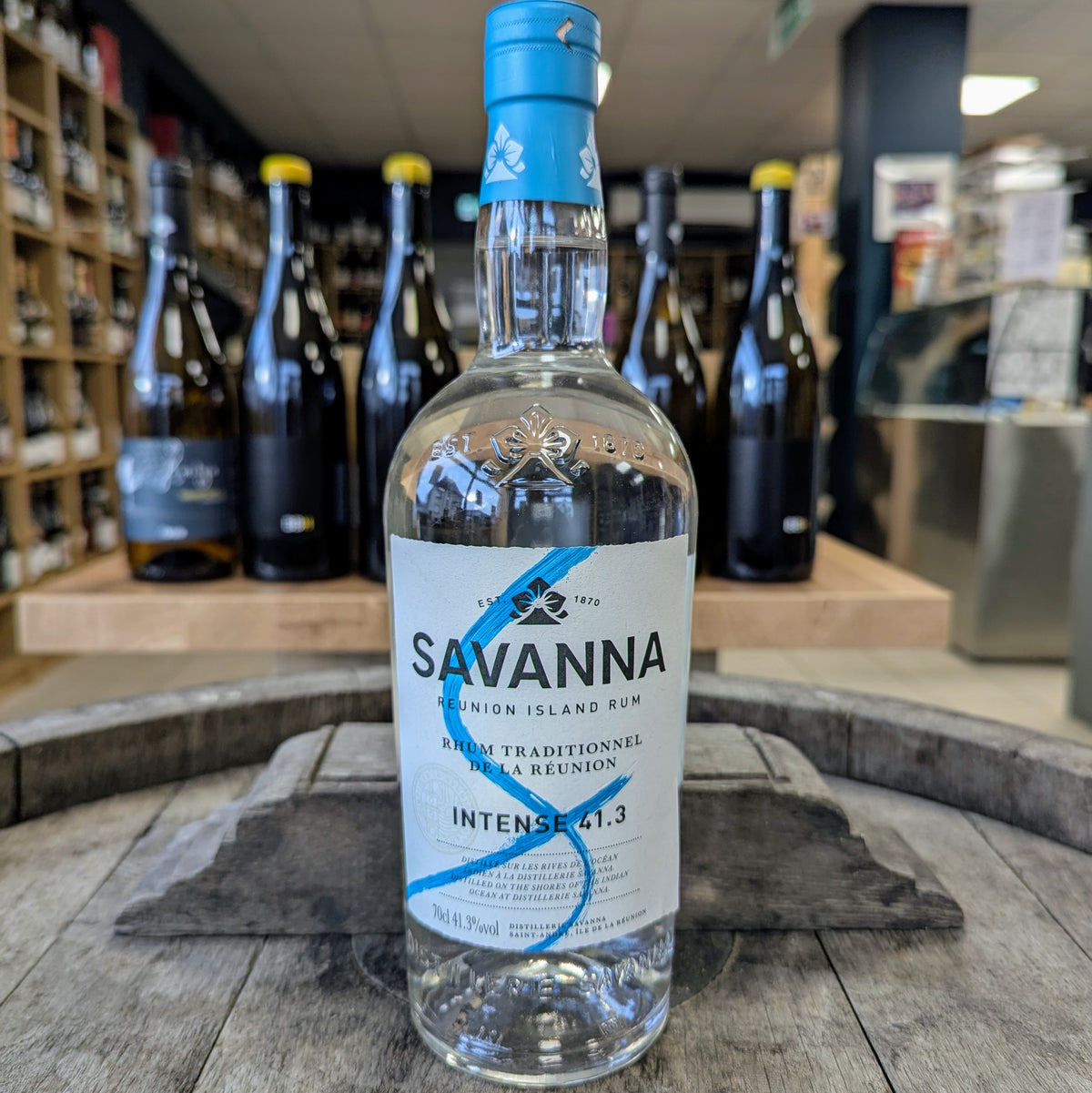 Savanna Intense 41.3, rhum blanc traditionnel de La Réunion