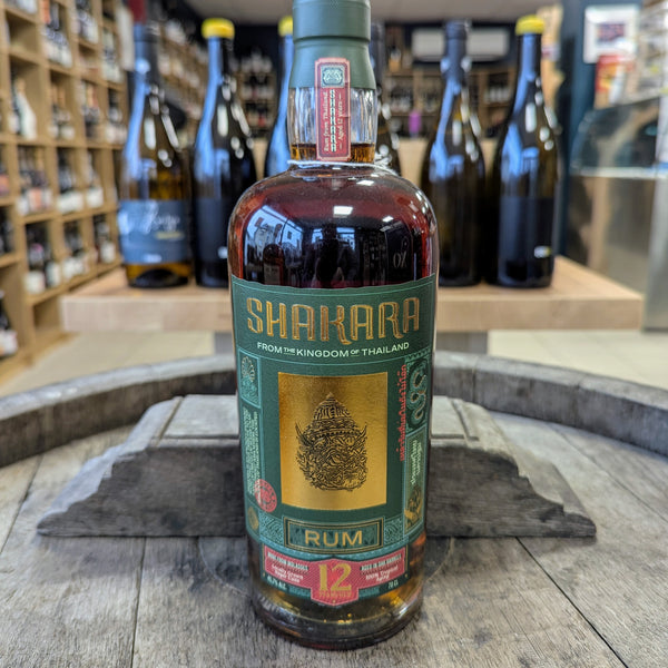 Shakara 12 ans, rhum vieux de Thaïlande