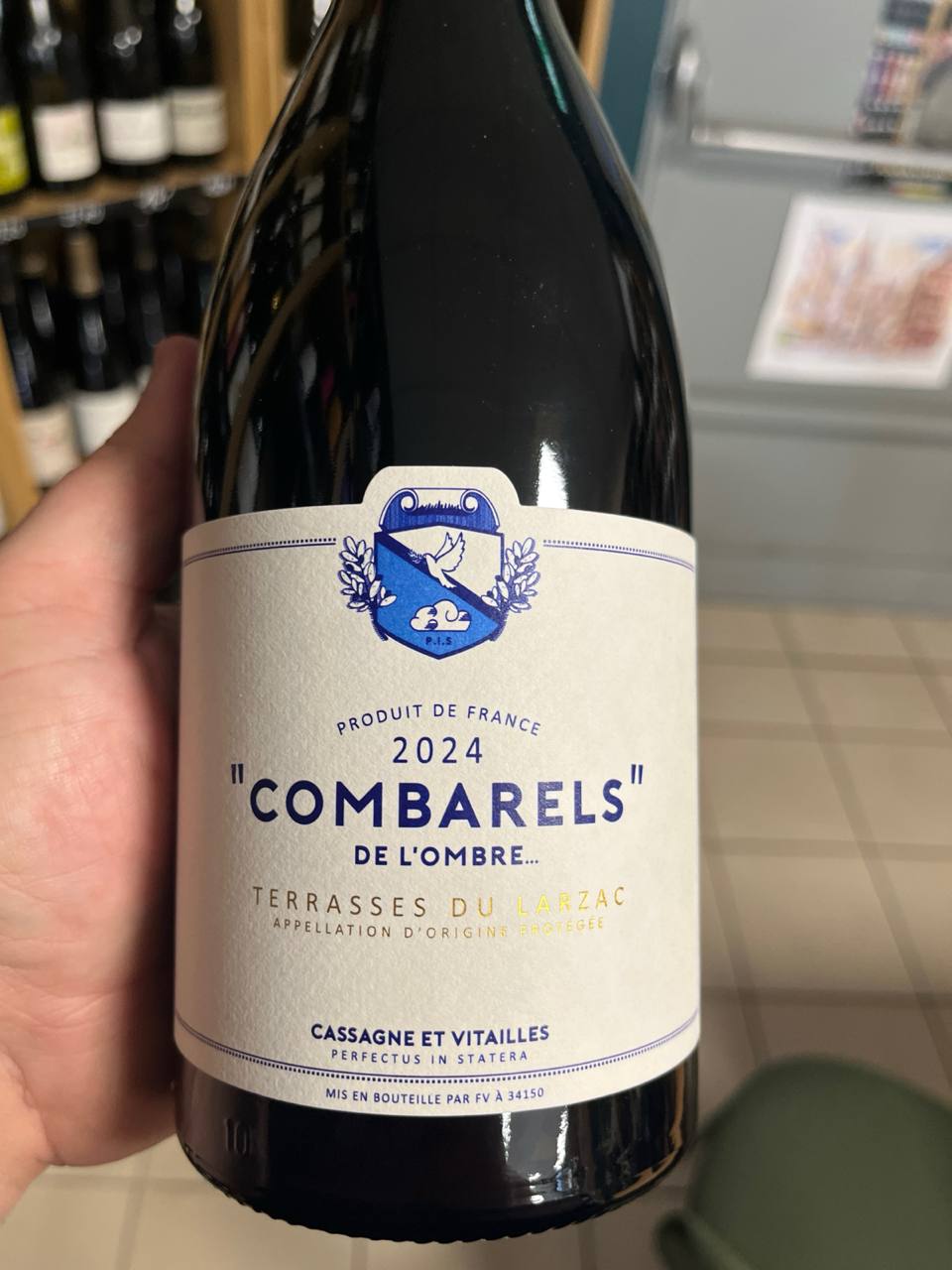 Bouteille Vin rouge Combarels de l’Ombre 2024, Languedoc