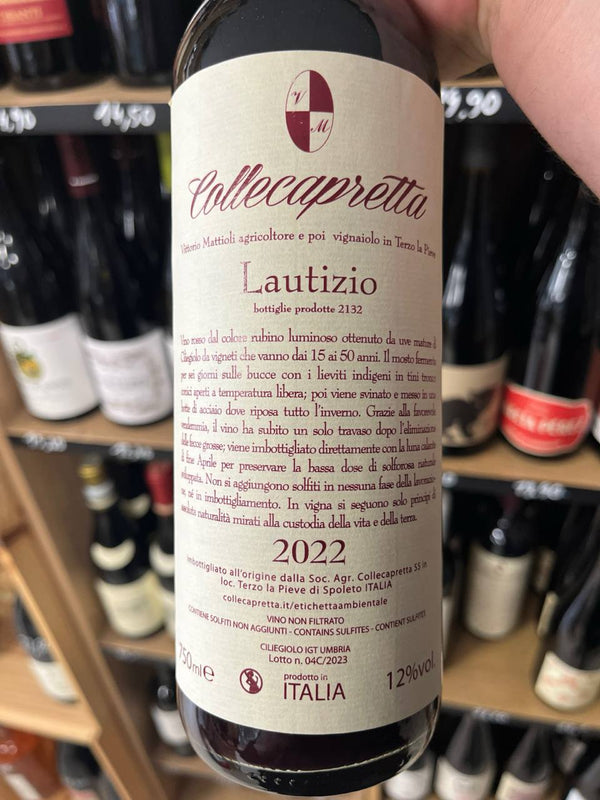 Bouteille Vin rouge Lautizio 2022