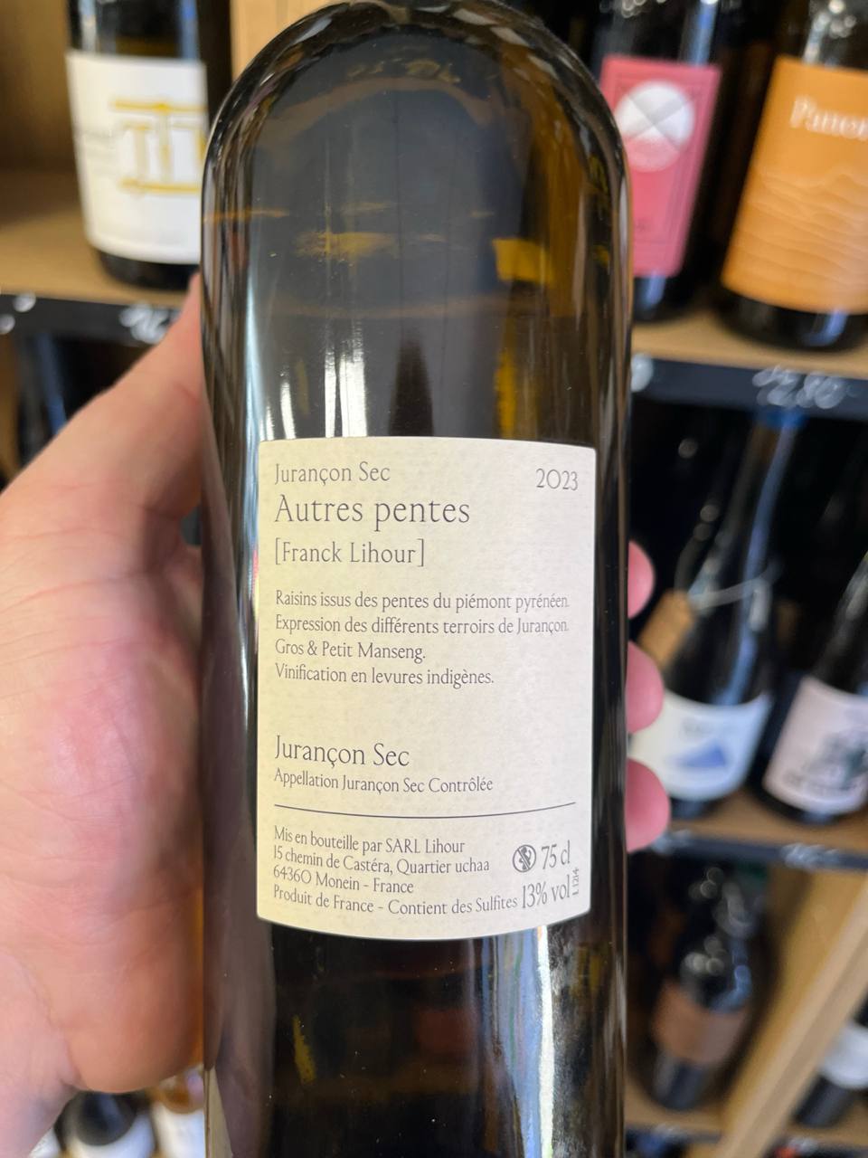 Bouteille Vin blanc Autres Pentes 2023, Sud-Ouest