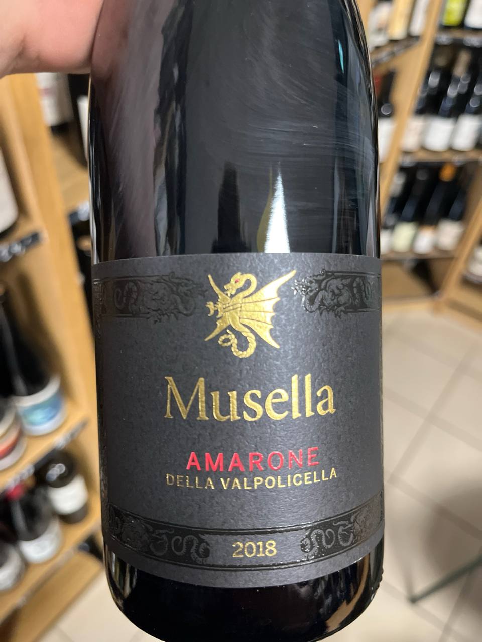 Bouteille Vin rouge Amarone della Valpolicella 2018