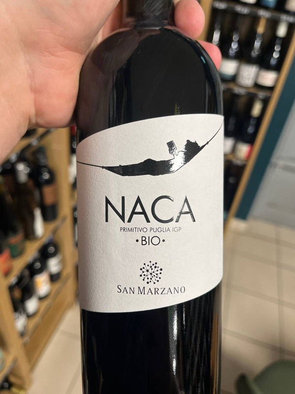 Bouteille de Naca Primitivo 2024 – San Marzano, IGP Puglia