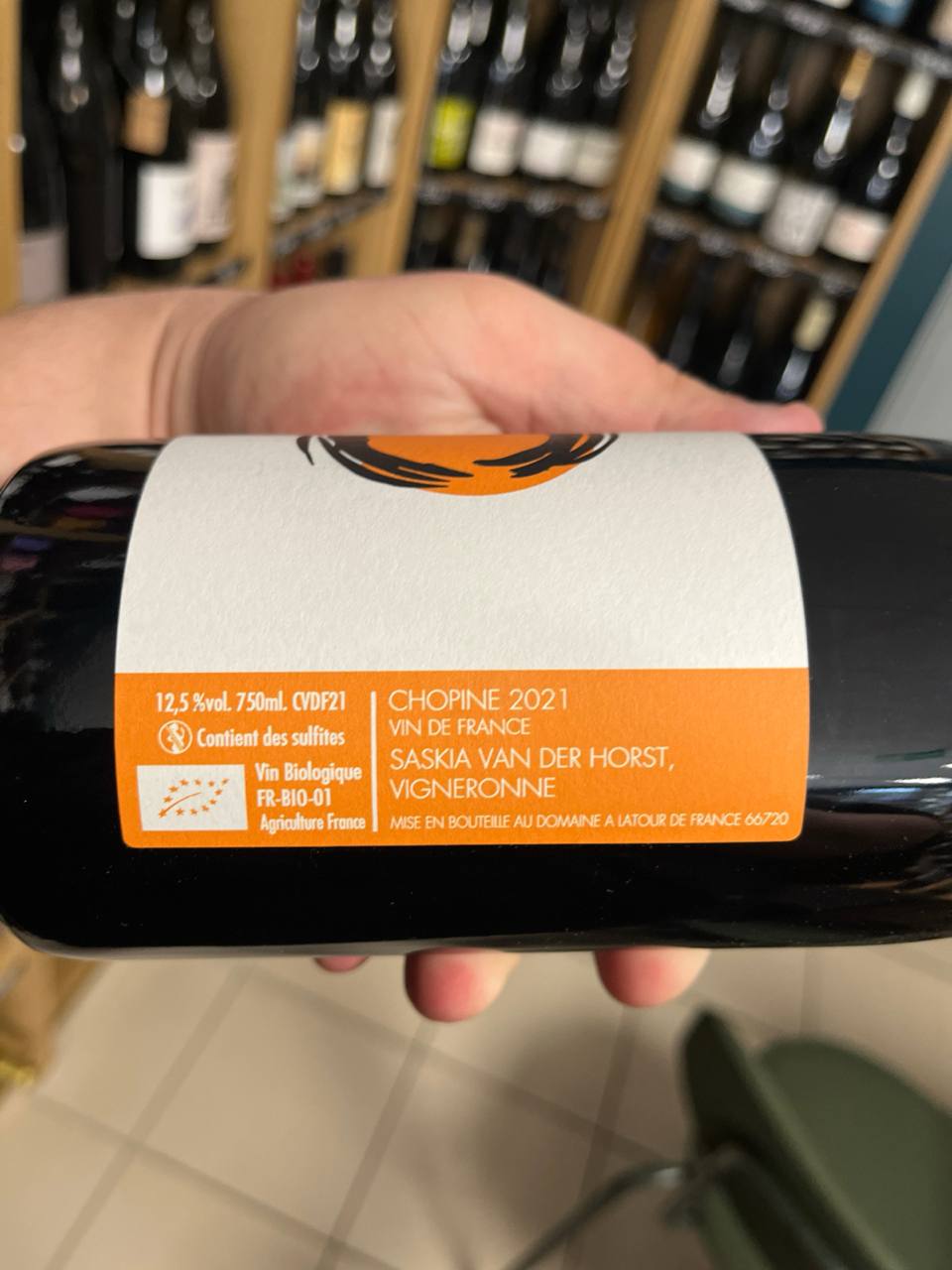 Bouteille Vin rouge Saskia van der Horst 2021, Roussillon