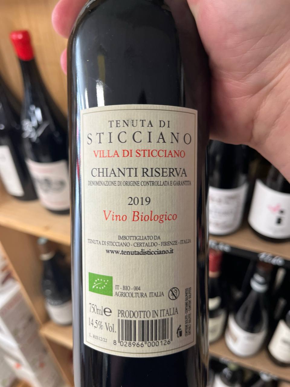 Bouteille de Villa di Sticciano Chianti Riserva 2019 – Sticciano, Toscane