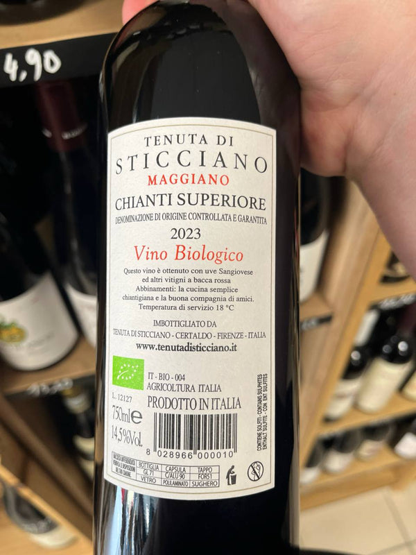 Bouteille de Maggiano Chianti Superiore 2023 – Sticciano, Toscane