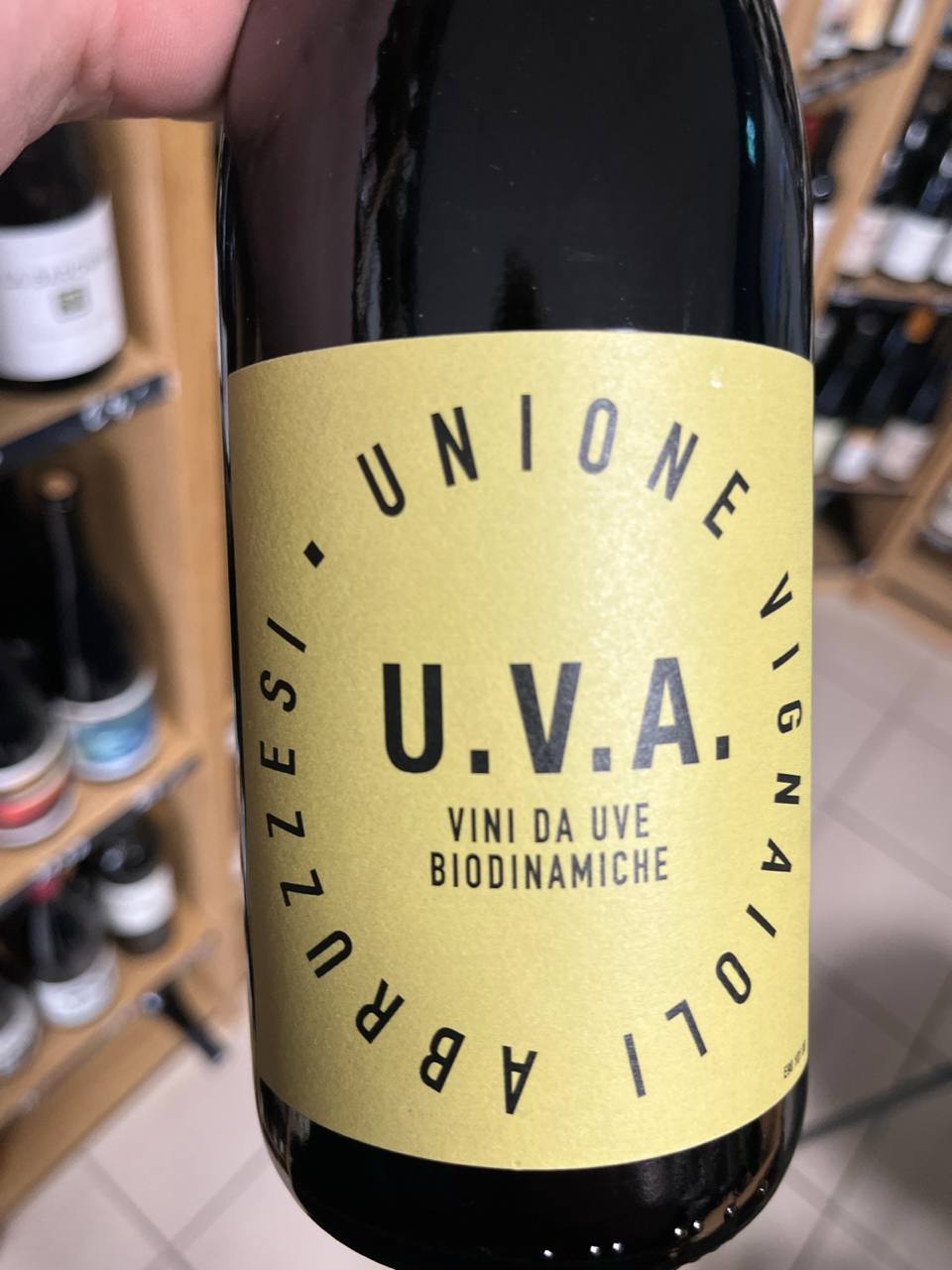 Bouteille Vin rouge U.V.A. 2022, Italie