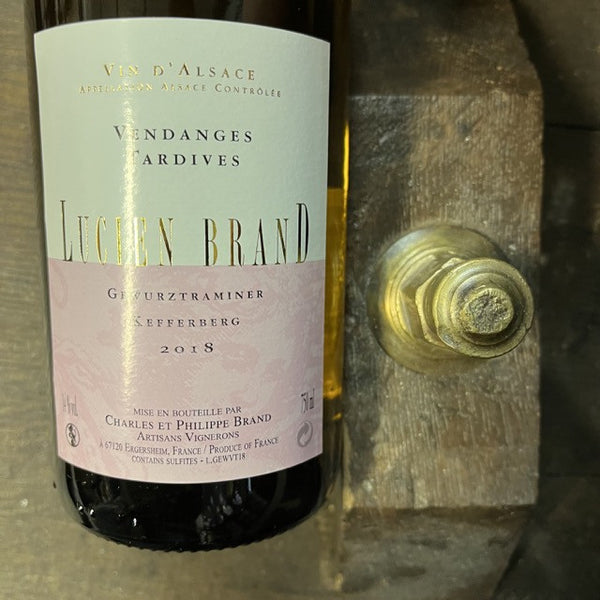 Bouteille de Gewurztraminer Kefferberg 2018 – Brand & Fils, AOC Alsace