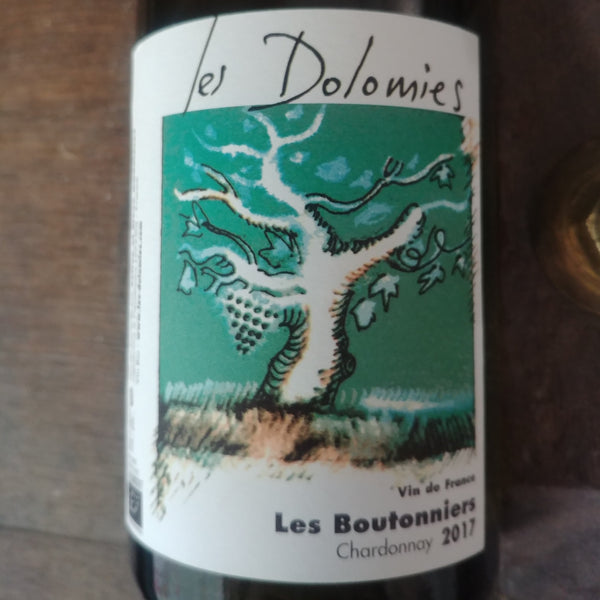 Bouteille de la cuvée Les Boutonniers 2022 – Les Dolomies, Côtes du Jura