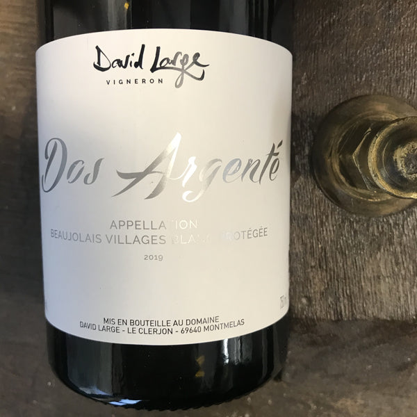 Bouteille de Dos Argenté 2021 – Célia et David Large, Beaujolais-Villages blanc