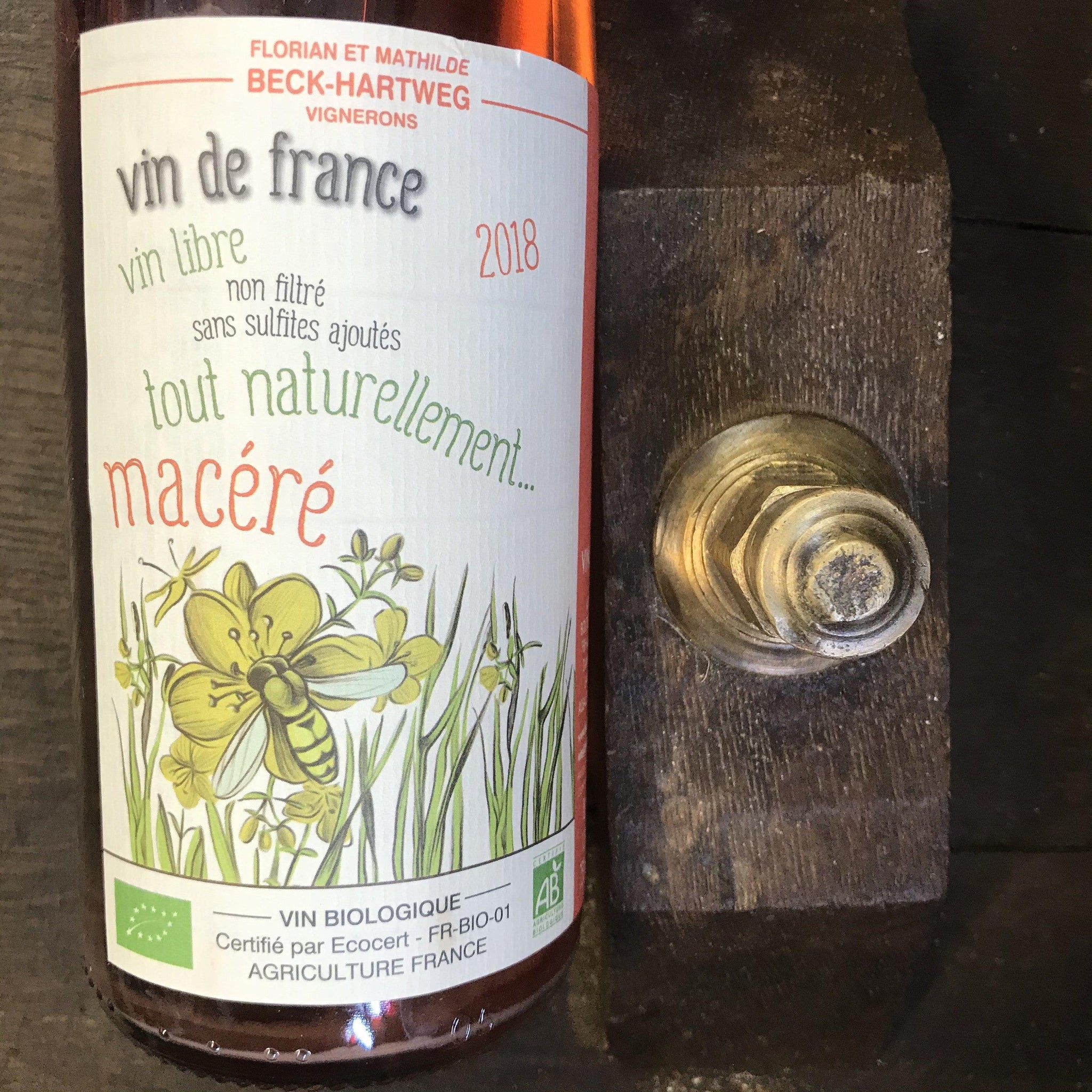 Tout naturellement Macéré 2018 - Domaine Beck-Hartweg - JusdelaVigne