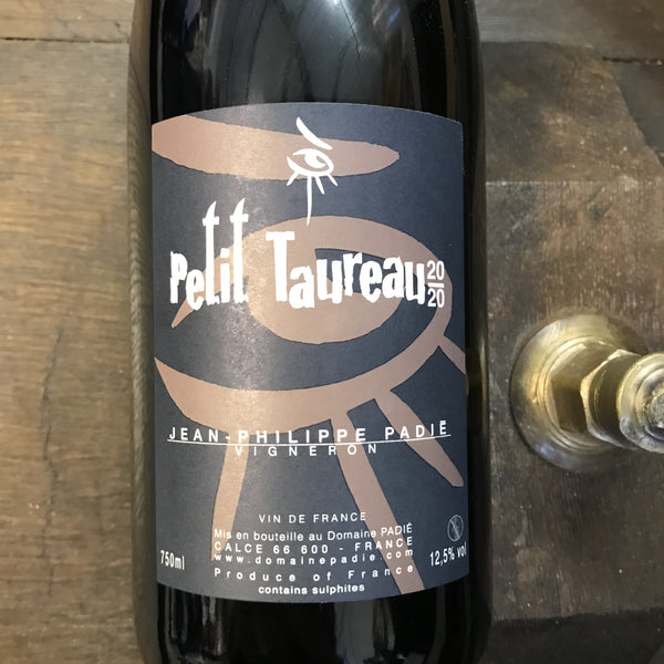 Bouteille de Petit Taureau 2020 – Jean-Philippe Padié, IGP Côtes Catalanes
